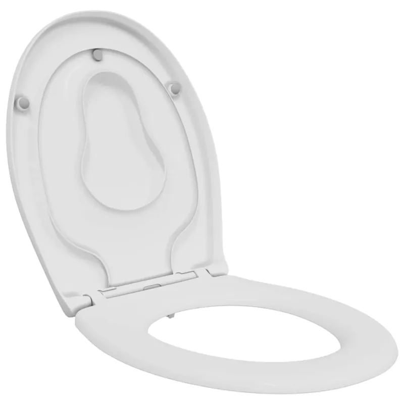 Tualeto sėdynė Balta 47 x 37 x 4 cm Duroplastas