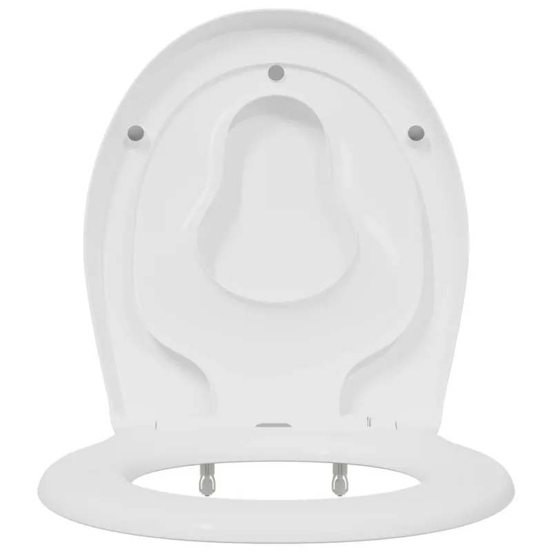 Tualeto sėdynė Balta 47 x 37 x 4 cm Duroplastas