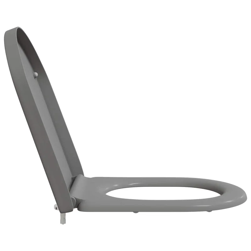 Tualeto sėdynė Pilka 49 x 36 x 4 cm Duroplastas