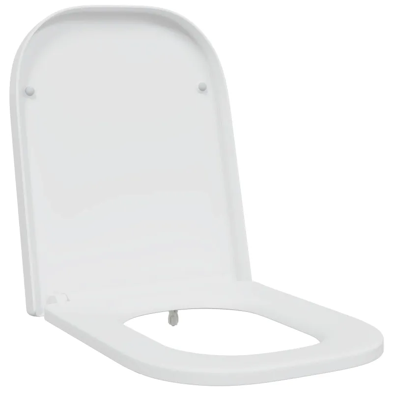 Tualeto sėdynė Balta 47,5 x 35 x 3,6 cm Duroplastas