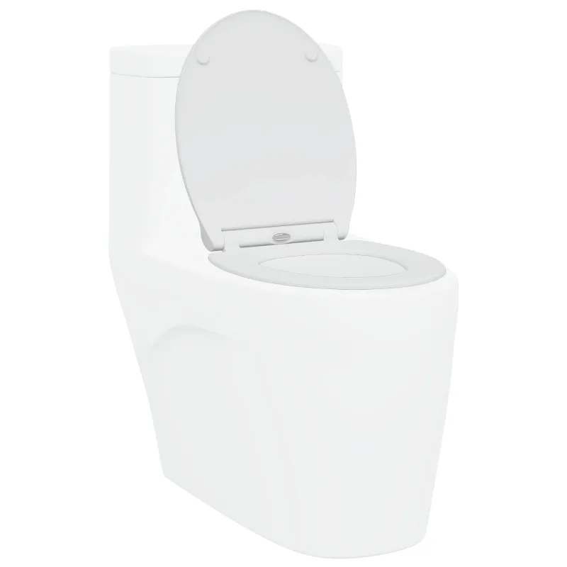 Tualeto sėdynė Balta 47 x 37,5 x 3,8 cm Duroplastas