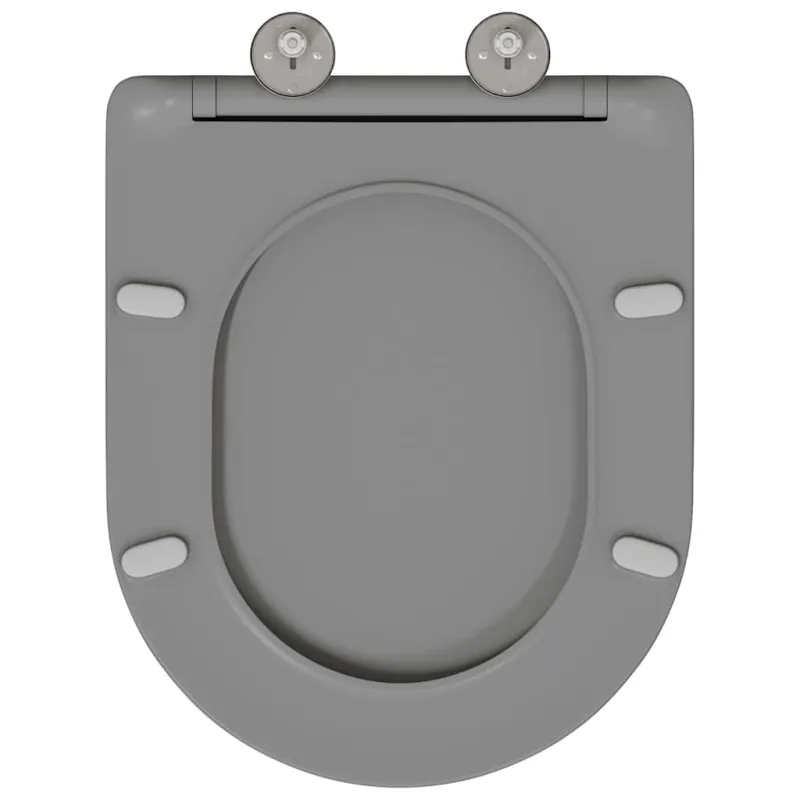 Tualeto sėdynė Pilka 47 x 36 x 3,4 cm Duroplastas