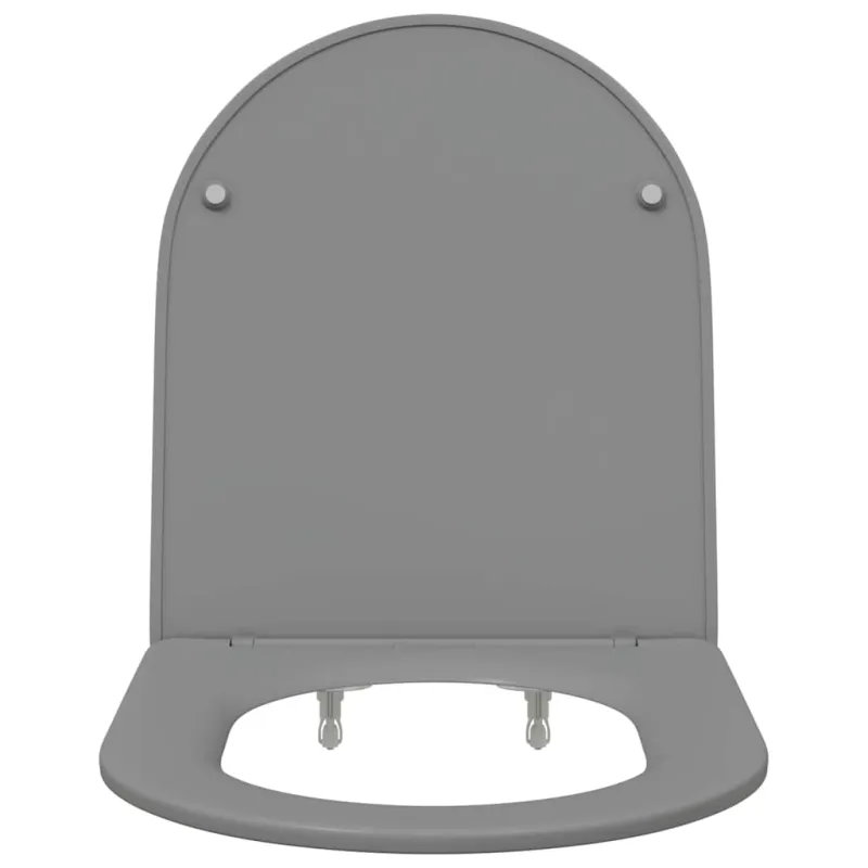 Tualeto sėdynė Pilka 47 x 36 x 3,4 cm Duroplastas