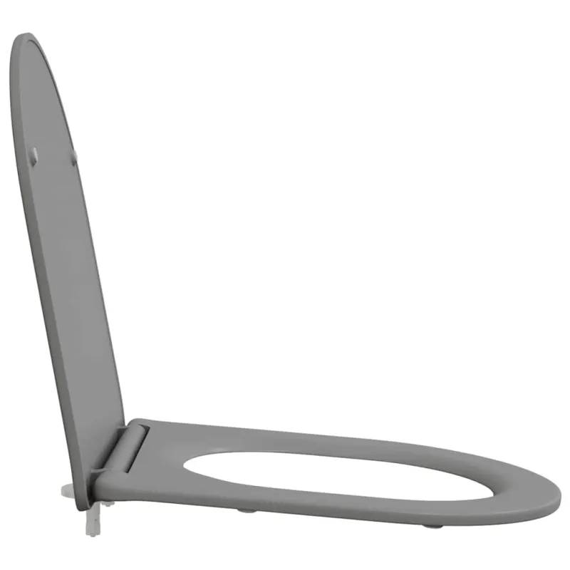 Tualeto sėdynė Pilka 47 x 36 x 3,4 cm Duroplastas