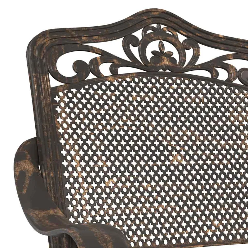 Sodo Kėdė 2 pcs Bronzinė 55 x 55 x 92,5cm Aliuminis