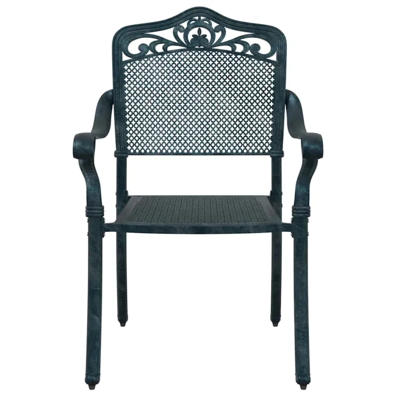 Sodo Kėdė 2 pcs Žalia 64 x 62 x 93cm Aliuminis