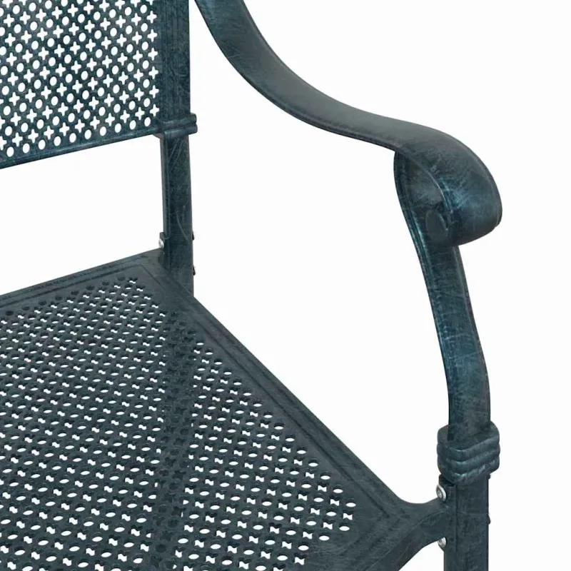 Sodo Kėdė 2 pcs Žalia 64 x 62 x 93cm Aliuminis