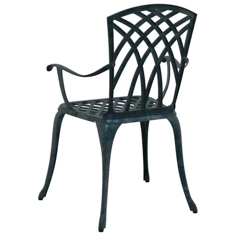 Sodo Kėdė 2 pcs Žalia 53 x 51 x 88,5cm Aliuminis