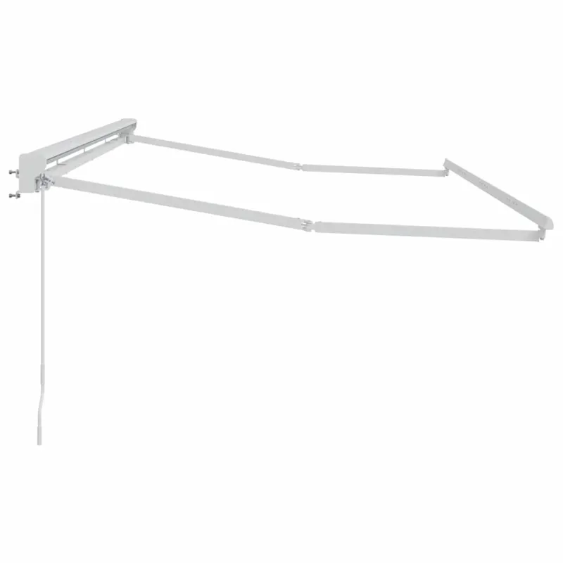 Markizės rėmas Reguliuojamas Baltas 4 x 2 m Plienas