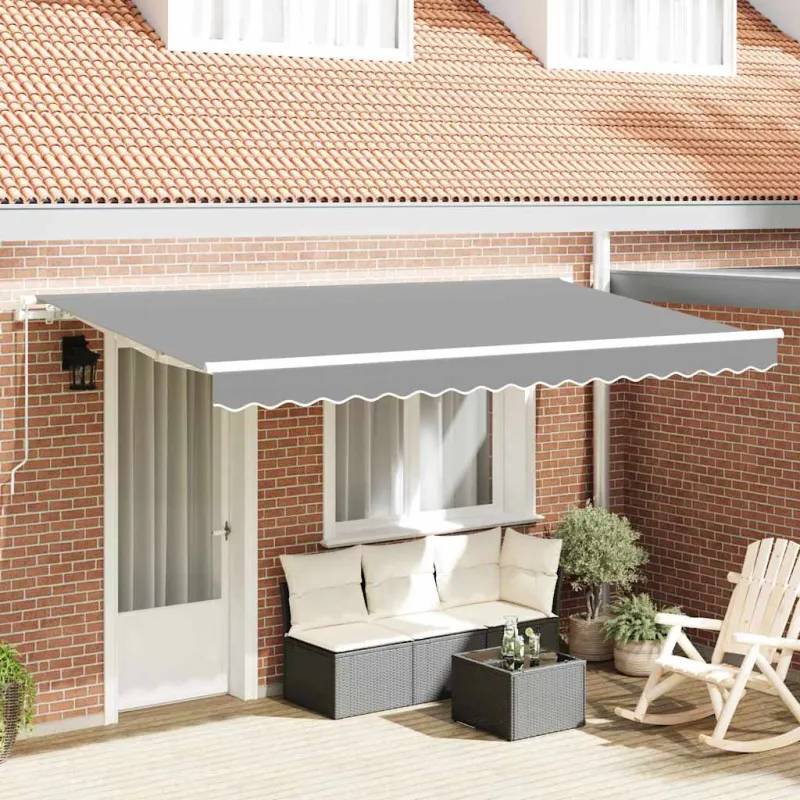 Markizės rėmas Balta 4 x 2 m metalas