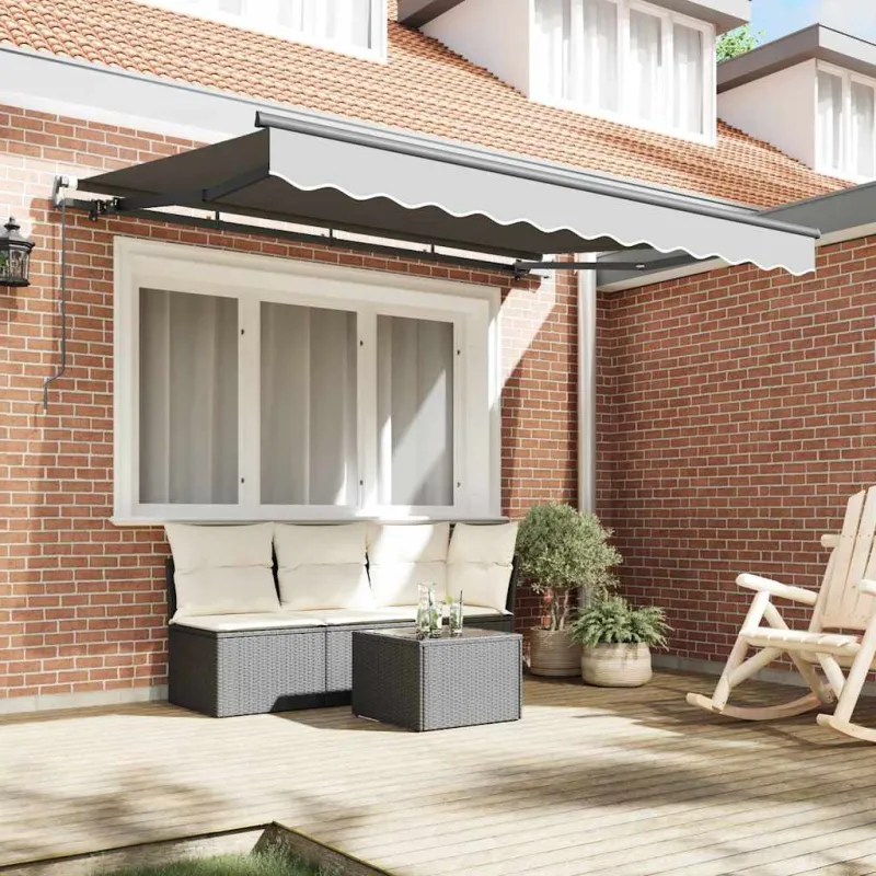 Markizės rėmas Antracitas 3 x 2 m metalas