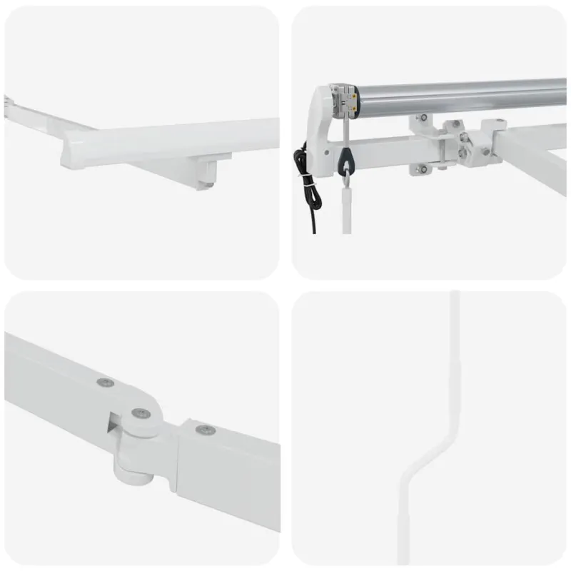 Markizės rėmas Balta 3 x 2 m metalas