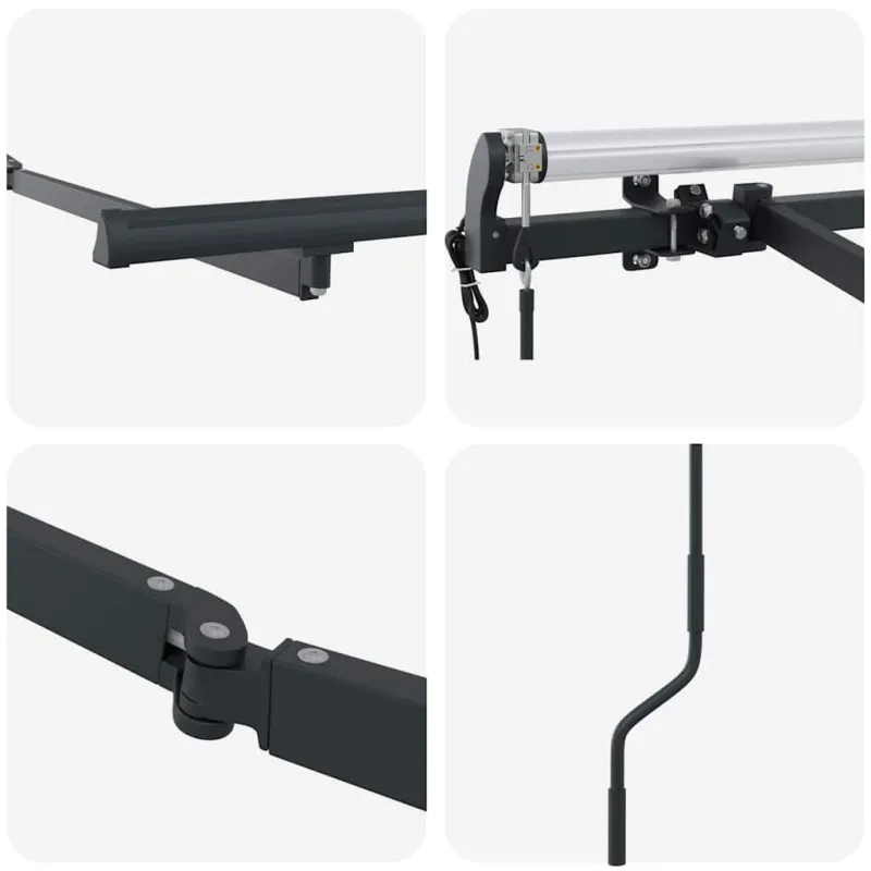 Markizės rėmas Antracitas 3,5 x 2 m metalas