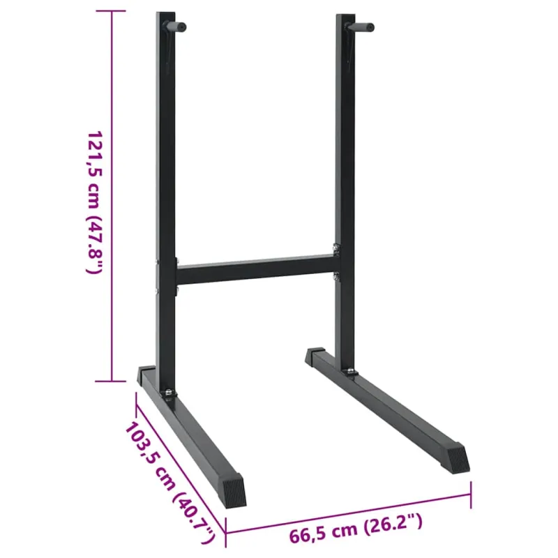 Dip stotis Juoda 103,5 x 66,5 x 121,5 cm