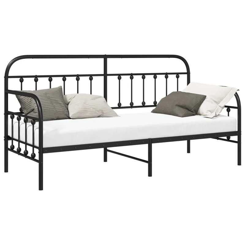 Dienos lovos rėmas Juoda 75 x 190 cm