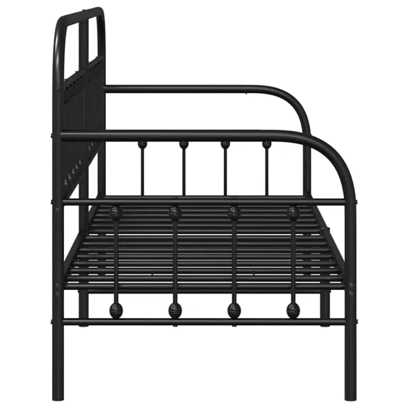 Dienos lovos rėmas Juoda 75 x 190 cm