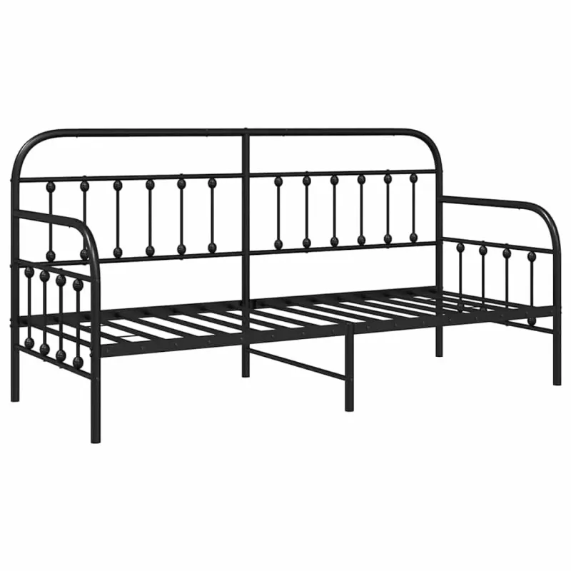 Dienos lovos rėmas Juoda 80 x 200 cm