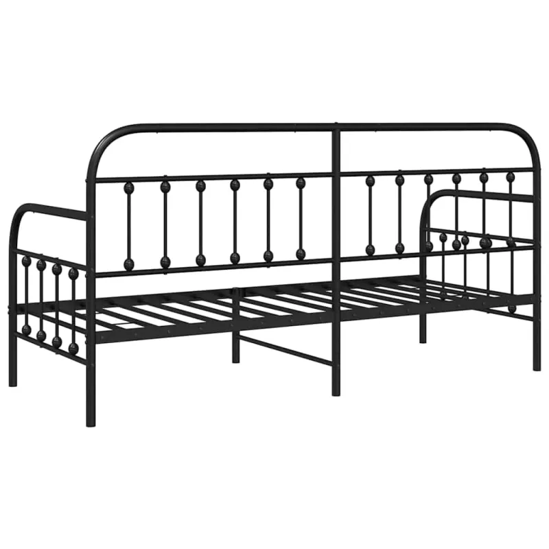 Dienos lovos rėmas Juoda 80 x 200 cm