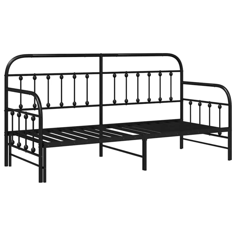 Dienos lovos rėmas Juoda 80 x 200 cm