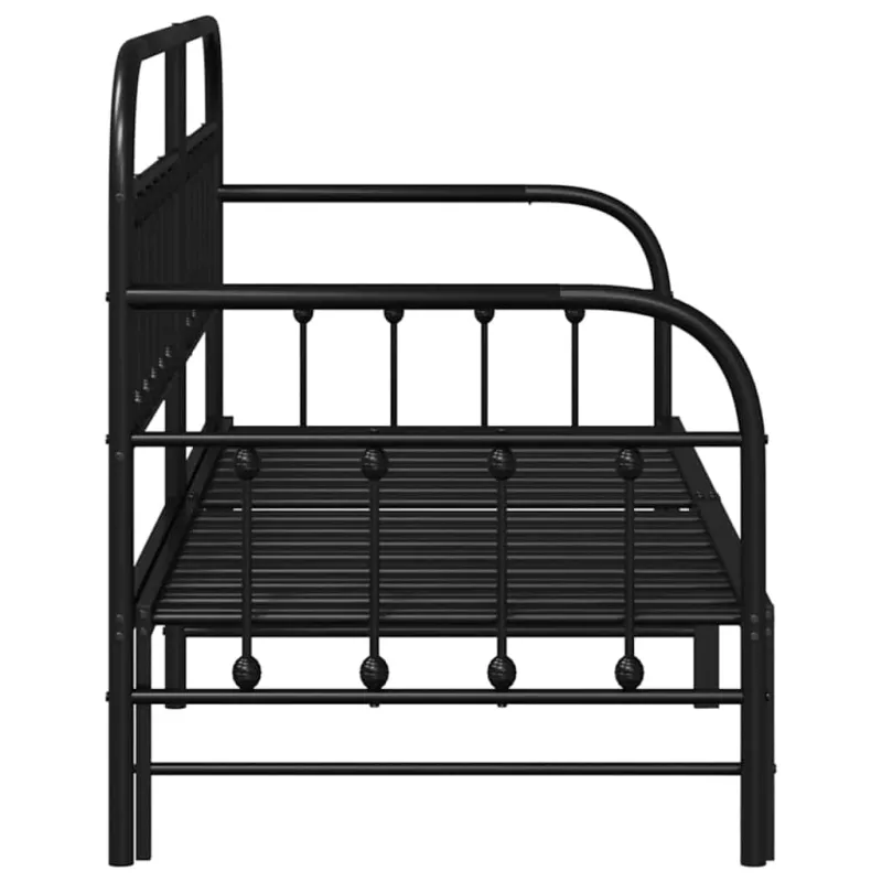 Dienos lovos rėmas Juoda 80 x 200 cm