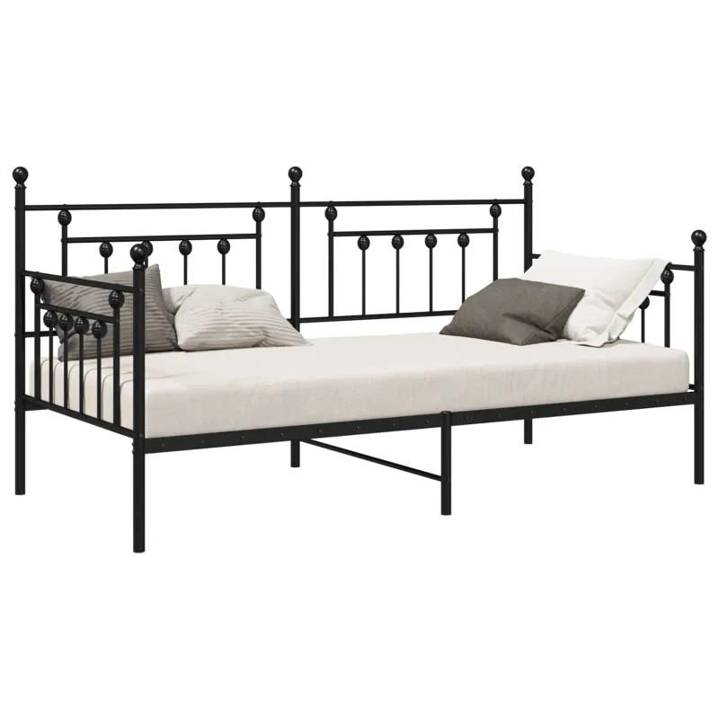 Dienos lovos rėmas Juoda 107 x 203 cm Plienas