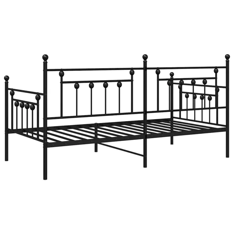 Dienos lovos rėmas Juoda 107 x 203 cm Plienas
