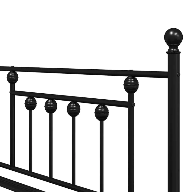 Dienos lovos rėmas Juoda 100 x 190 cm Plienas