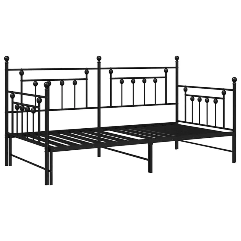 Dienos lovos rėmas Juoda 107 x 203 cm Plienas