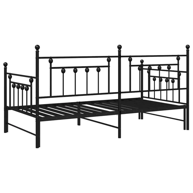 Dienos lovos rėmas Juoda 107 x 203 cm Plienas