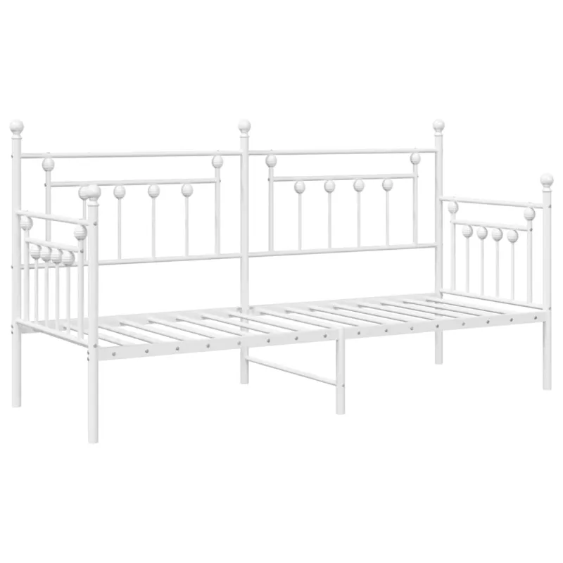 Dienos lovos rėmas Balta 75 x 190 cm Plienas