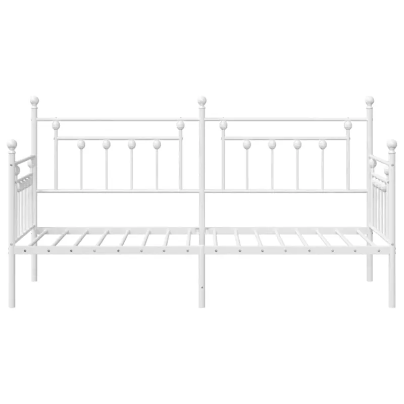 Dienos lovos rėmas Balta 75 x 190 cm Plienas