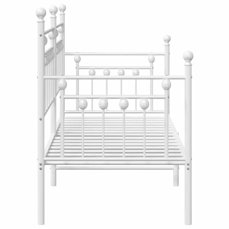 Dienos lovos rėmas Balta 75 x 190 cm Plienas