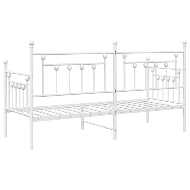 Dienos lovos rėmas Balta 80 x 200 cm Plienas