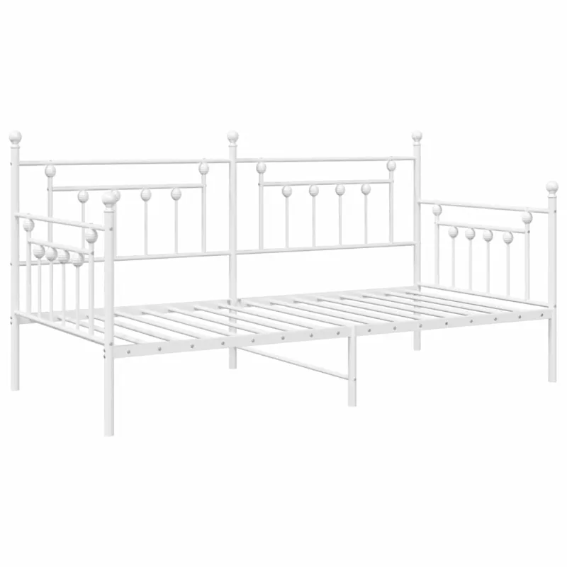 Dienos lovos rėmas Balta 100 x 190 cm Plienas