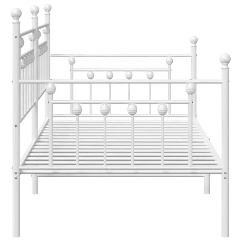 Dienos lovos rėmas Balta 100 x 190 cm Plienas