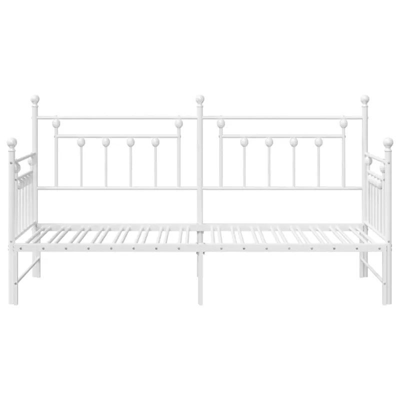 Dienos lovos rėmas Balta 75 x 190 cm Plienas
