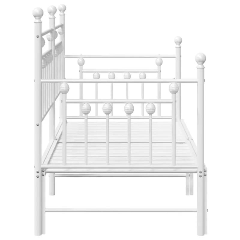 Dienos lovos rėmas Balta 75 x 190 cm Plienas