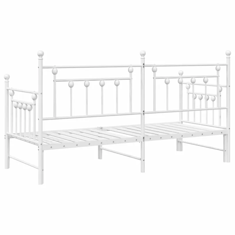 Dienos lovos rėmas Balta 75 x 190 cm Plienas