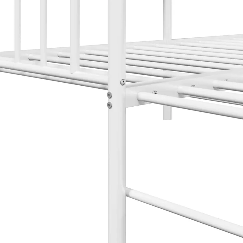 Dienos lovos rėmas Balta 75 x 190 cm Plienas