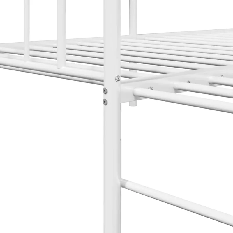 Dienos lovos rėmas Balta 90 x 190 cm Plienas