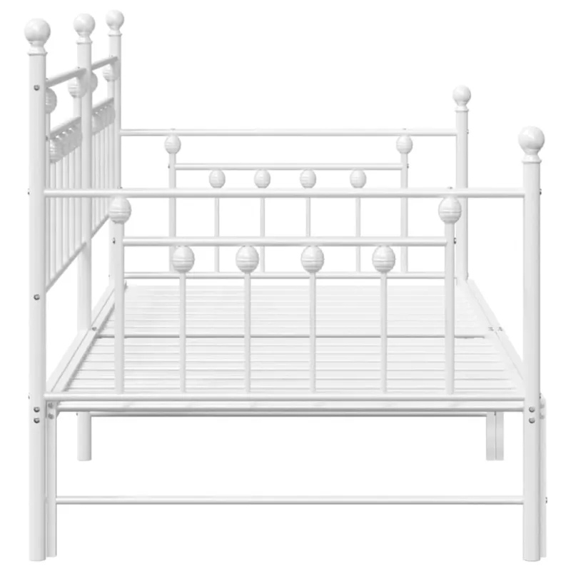 Dienos lovos rėmas Balta 100 x 190 cm Plienas