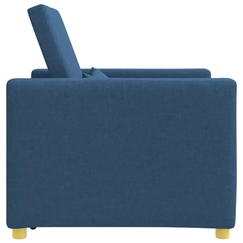 Ištraukiamas sofa-lova vienvietis Mėlyna 90 x 165 x 87 cm