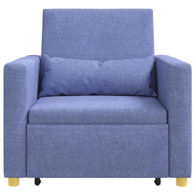 Ištraukiamas sofa-lova vienvietis Džinsinė mėlyna audinys