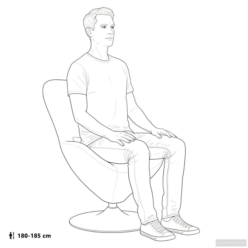 Kiaušinio formos krėslas Policijos mėlyna Aksomas