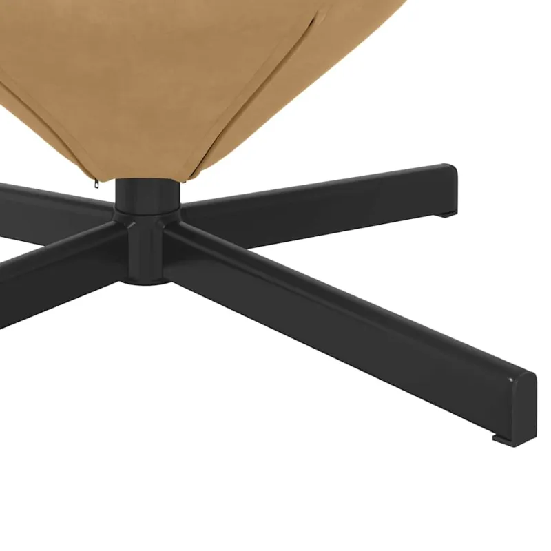 Kiaušinio formos krėslas Ruda 63 x 73 x 90 cm Aksomas
