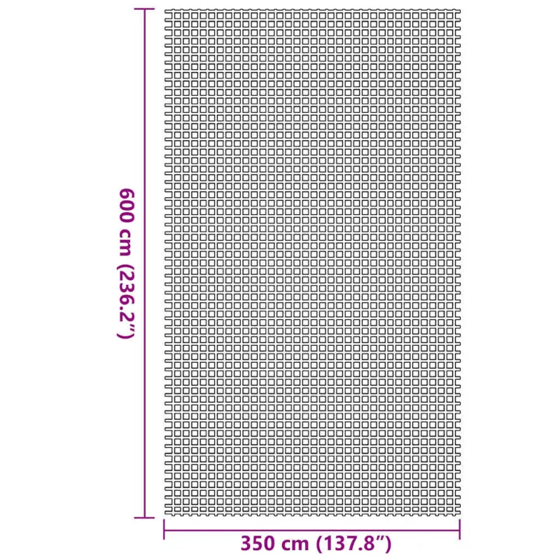Palapinės kilimėlis Mėlyna 600 × 350 cm Poliesteris