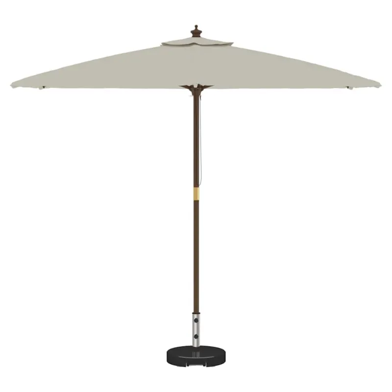 Skėčio pagrindas Juoda Ø 45 x 37.5 cm Granitas
