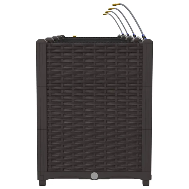 Sodo vazonas 4 pcs Ruda 160 x 40 x 52 cm Plastmasė
