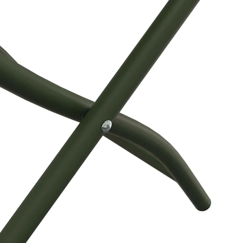 Sodo sulankstoma kėdė 2 pcs Žalia 42 x 52 x 82cm