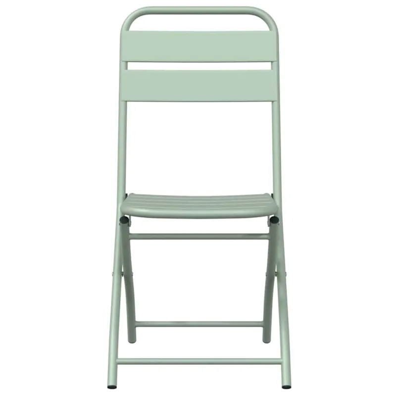 Sodo sulankstoma kėdė 2 pcs Šviesiai mėtas 42 x 52 x 82cm